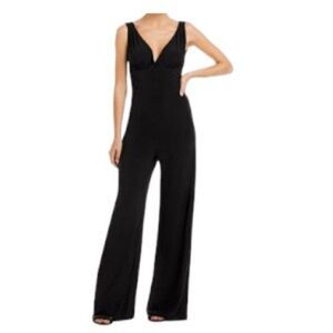 Norma Kamali Tara Jumpsuit in Black XL NWT